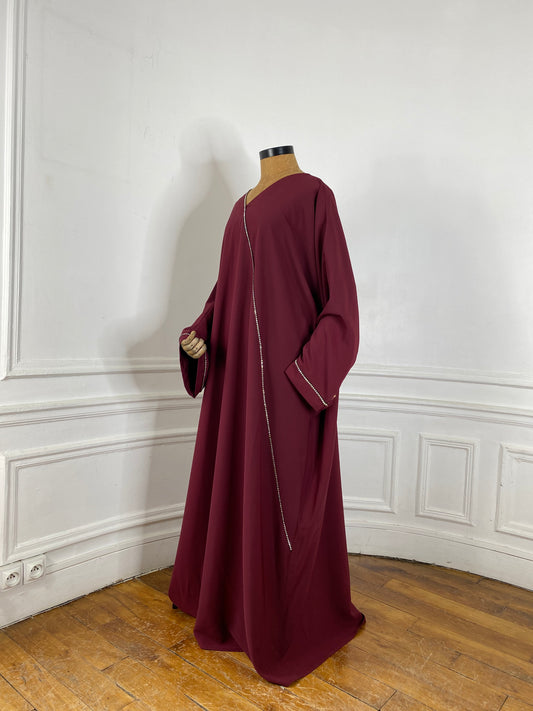 ABAYA ALMAS BORDEAUX