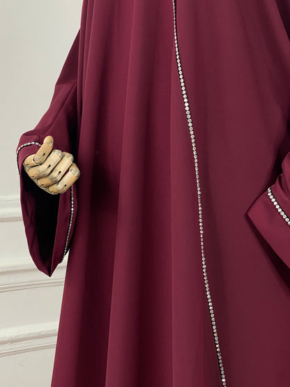 ABAYA ALMAS BORDEAUX