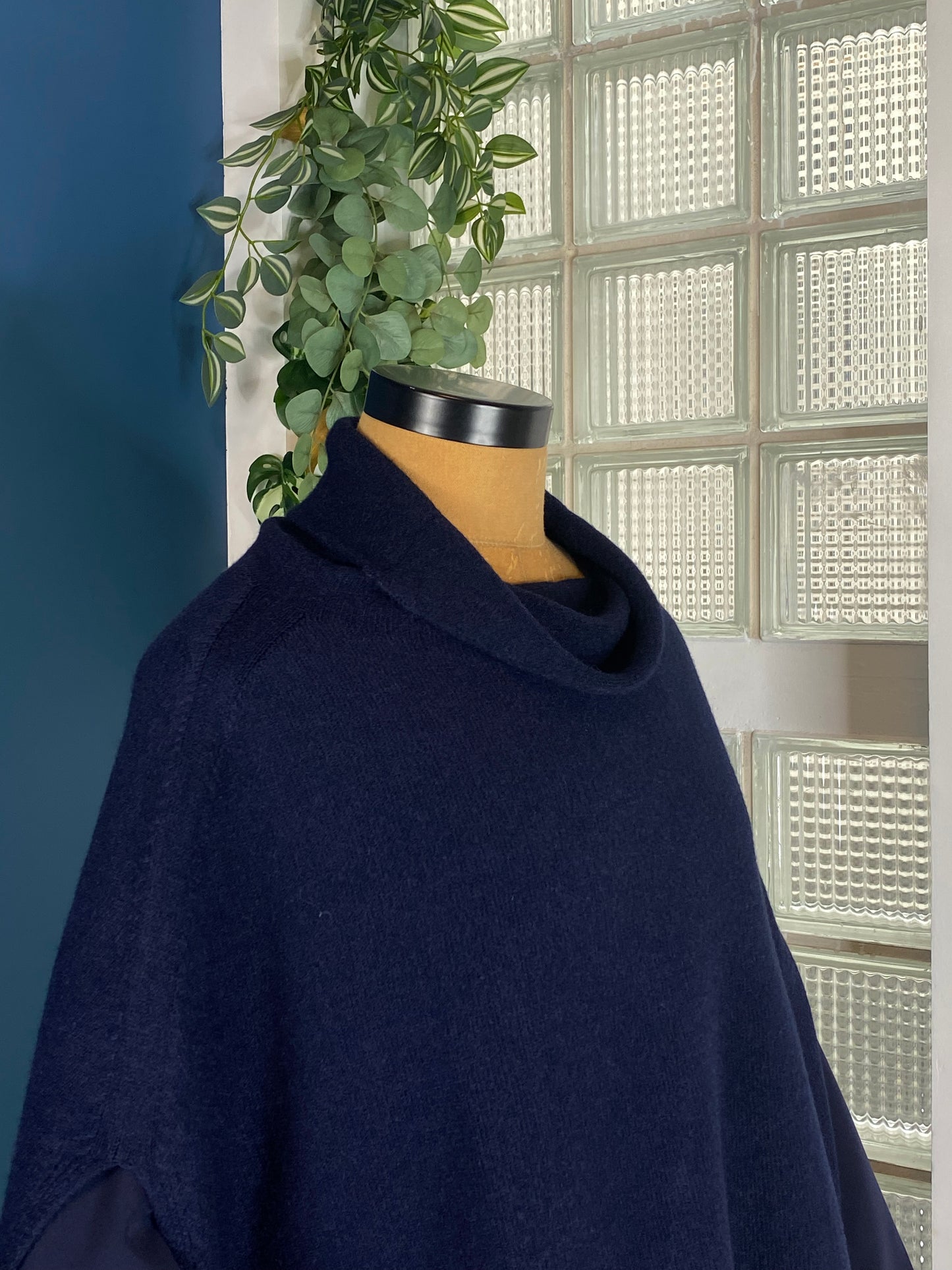 PONCHO SOFT BLEU NUIT