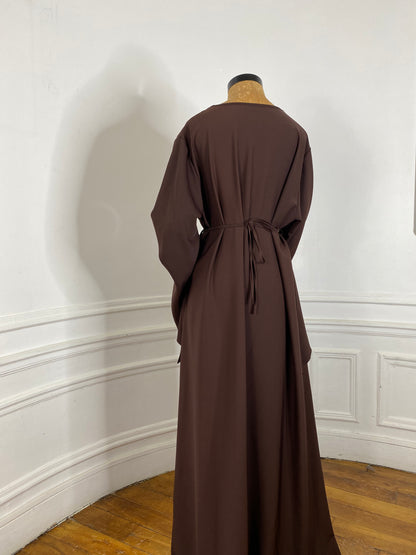 ROBE IRIS MARRON