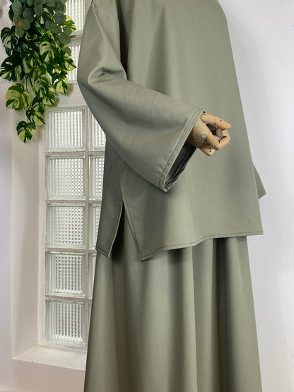 TUNIQUE MODEST VERT OLIVE