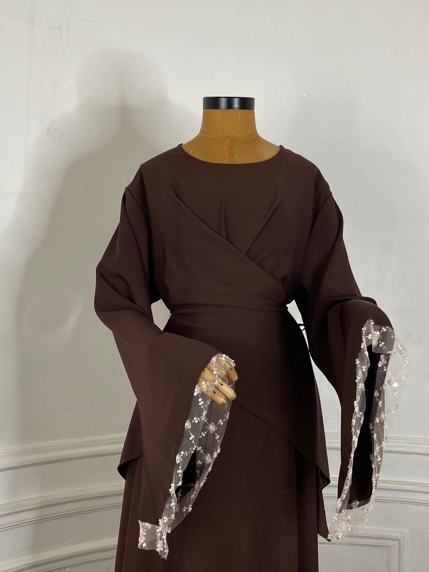 ROBE IRIS MARRON