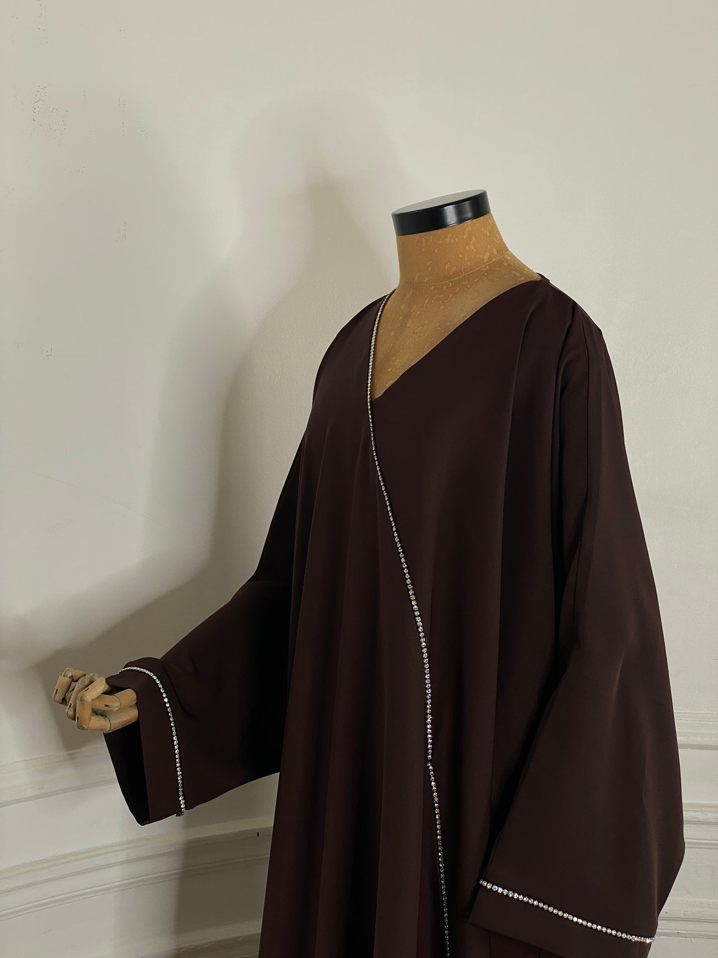 ABAYA ALMAS MARRON