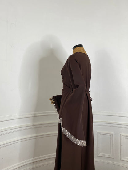 ROBE IRIS MARRON