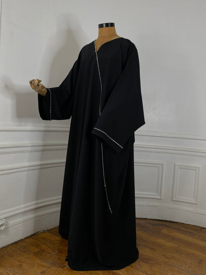 ABAYA ALMAS NOIR