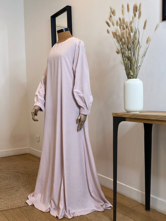 ABAYA UDJEM ROSE PALE