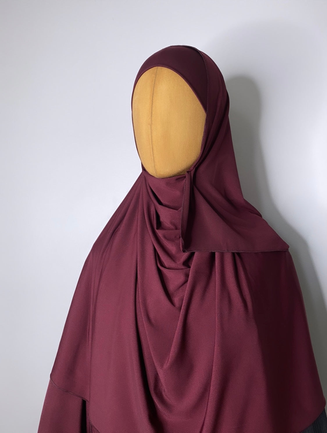 HIJAB A NOUER JERSEY PREMIUM PRUNE