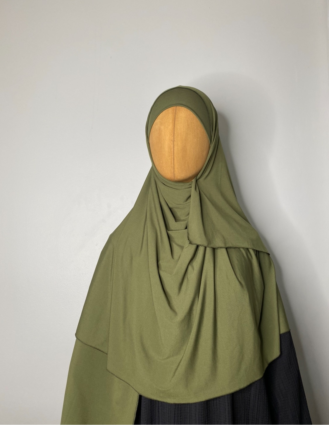 HIJAB TO TIE JERSEY PREMIUM KHAKI