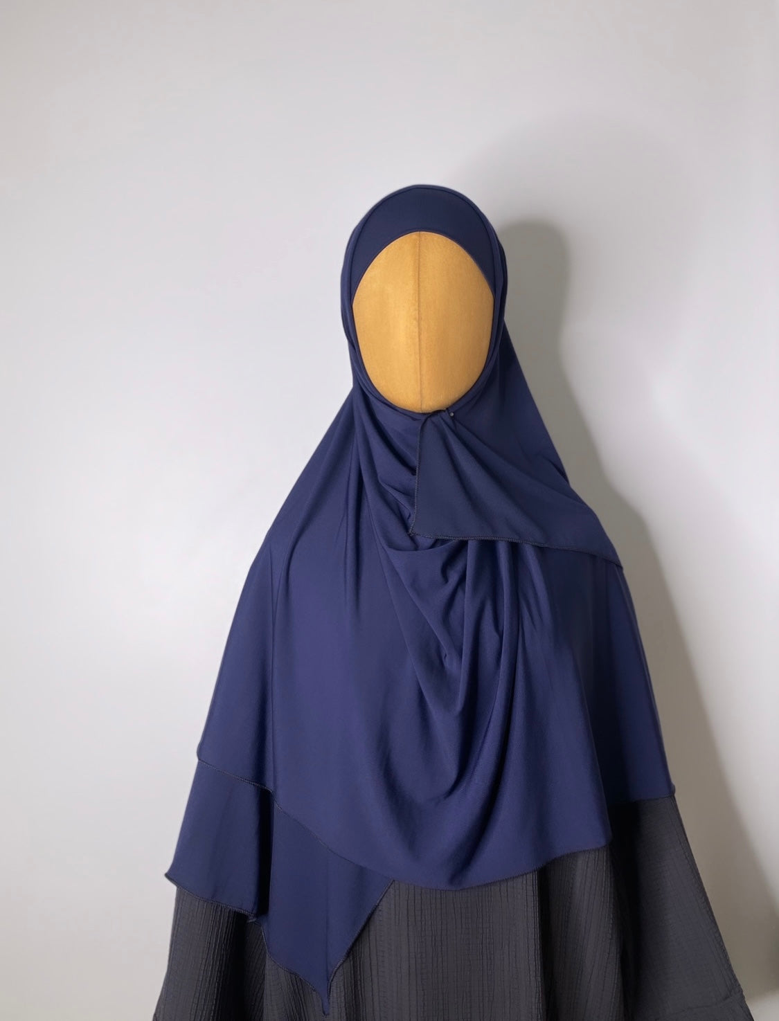 HIJAB A NOUER JERSEY PREMIUM BLEU NUIT