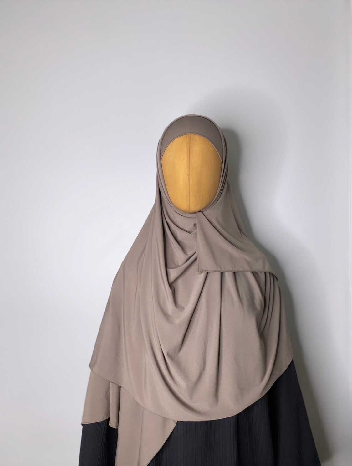 HIJAB A NOUER JERSEY PREMIUM GRÈGE