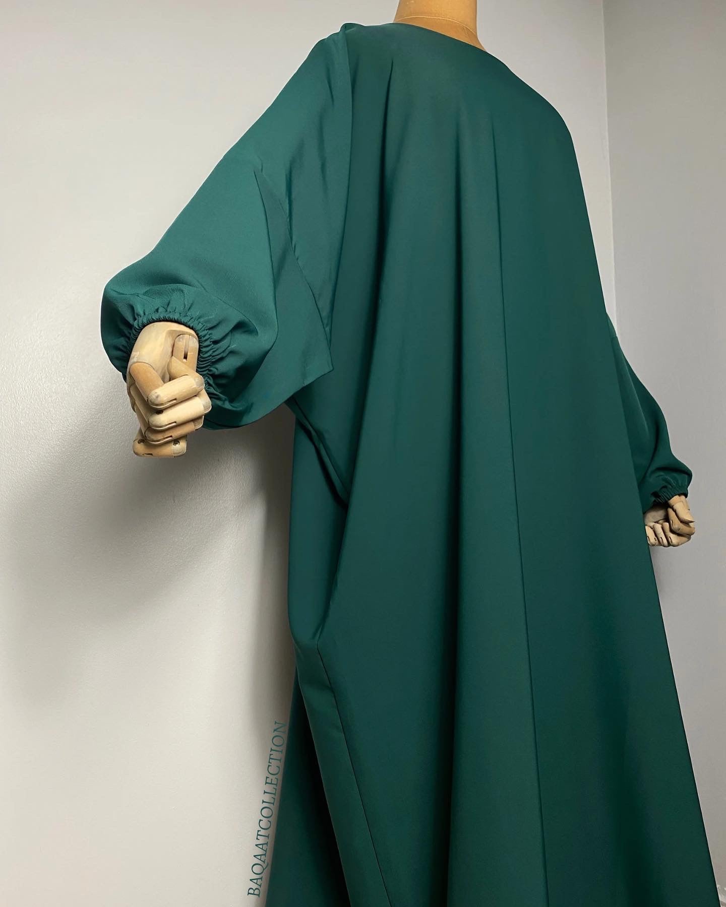 ABAYA BALQIS VERT SAPIN