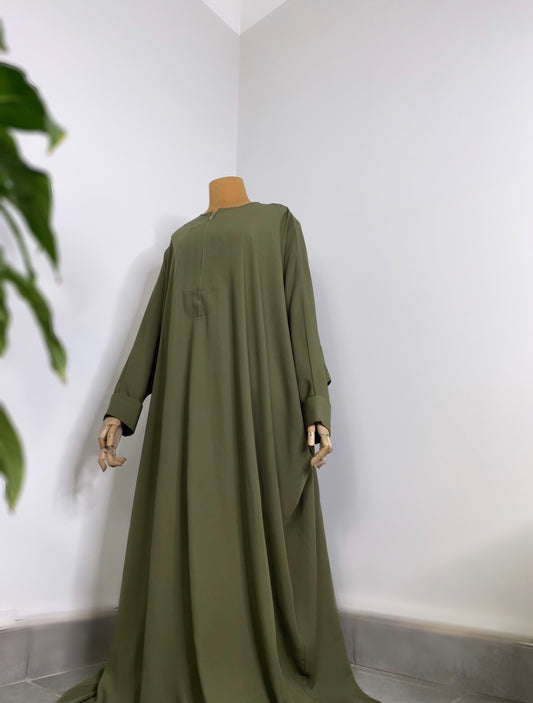 ABAYA ZUHUR KAKI